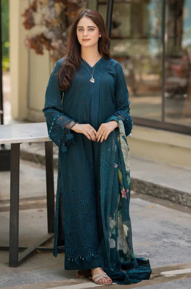 Bareeze - 3PC Lawn Embroidered Suit