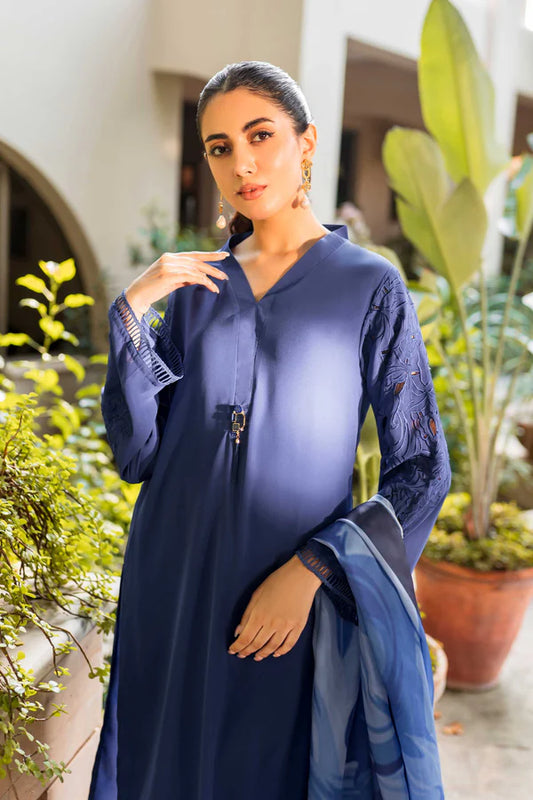 NATASHA KAMAL 3pc Summer Casual Collection Code: Blue