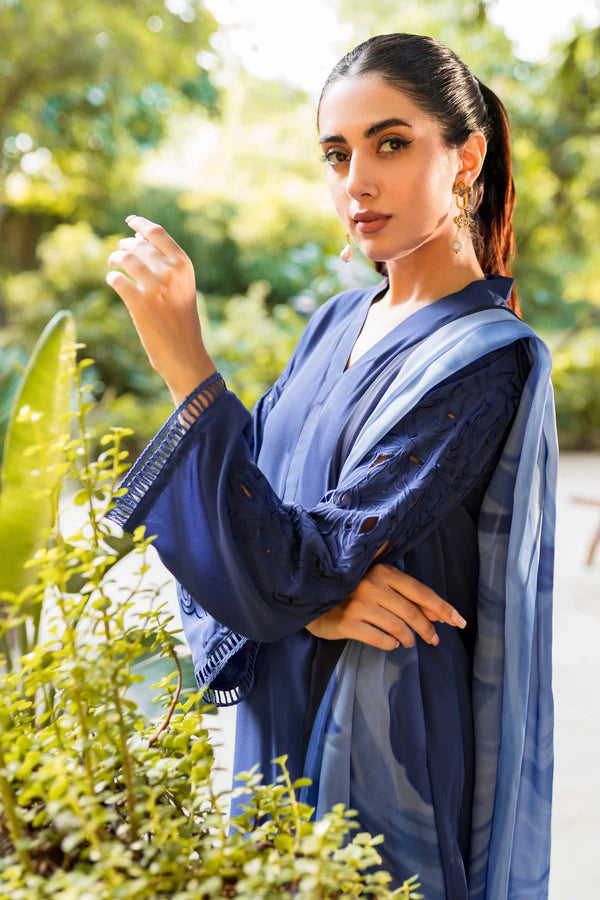 NATASHA KAMAL 3pc Summer Casual Collection Code: Blue