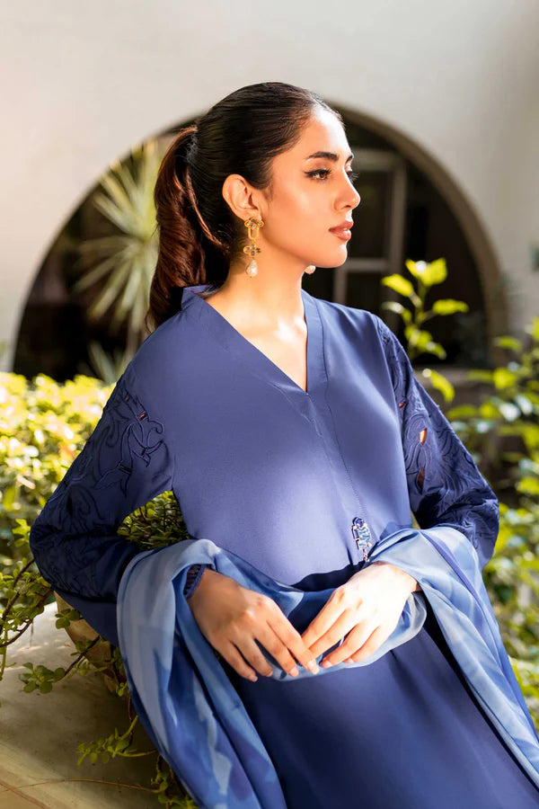 NATASHA KAMAL 3pc Summer Casual Collection Code: Blue