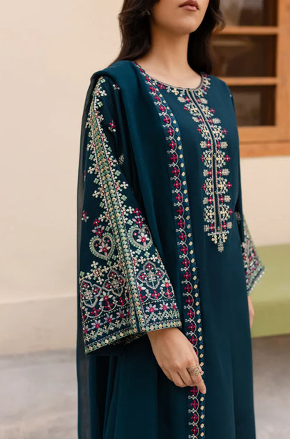 Sapphire - 3PC Lawn Embroidered Suit
