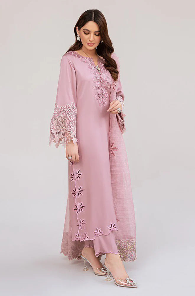 Nadia Farooqi - 3PC Lawn Embroidered Suit