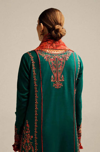 Hussain Rehar - 3PC Lawn Embroidered Suit