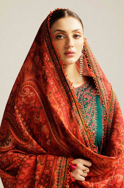 Hussain Rehar - 3PC Lawn Embroidered Suit