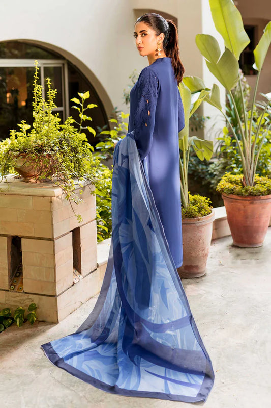 NATASHA KAMAL 3pc Summer Casual Collection Code: Blue