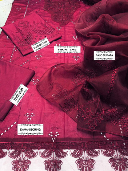 QALAMKAR 3pc Summer Casual Collection Air Jet Lawn